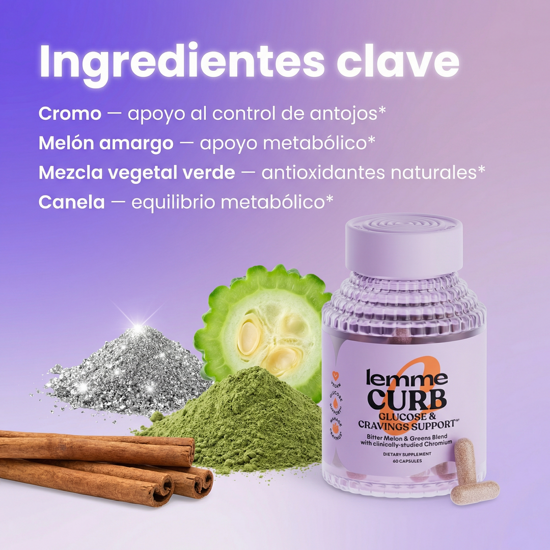 Lemme Curb® | Control de Antojos y Glucosa